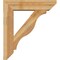 Ekena Millwork Funston Slat Rough Sawn Bracket w/ Offset Brace, Western Red Cedar, 8"W x 32"D x 36"H BKT0806X32X36FST06RWR - alternate 4